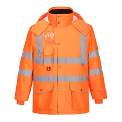 Hi-Vis 7-in-1 Traffic Jacket RIS (Orange) 4XL