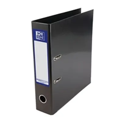 Oxford 70mm Lever Arch File Laminated A4 Black 400107435