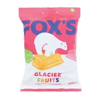 Foxs Glacier Fruits 195g (12 Pack) KRCFGF