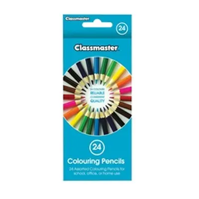 Classmaster Colouring Pencils Assorted (24 Pack)