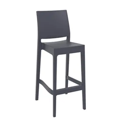 Maya 75 Bar Stool - Dark Grey