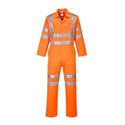 Hi-Vis Poly-cotton Coverall RIS (Orange) 4XL