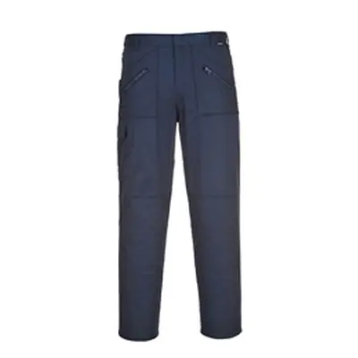 Mens Action Trousers Navy, 26, Regular F