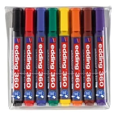 Edding 360/8S Whiteboard Marker Bullet Tip 1.5-3mm [Pack 8] - 4-360-8