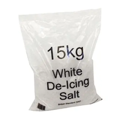 White Winter De-Icing Salt 15kg Bag (10 Pack)