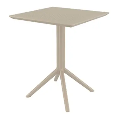 Folding Sky Table - 60X60 Square - Taupe