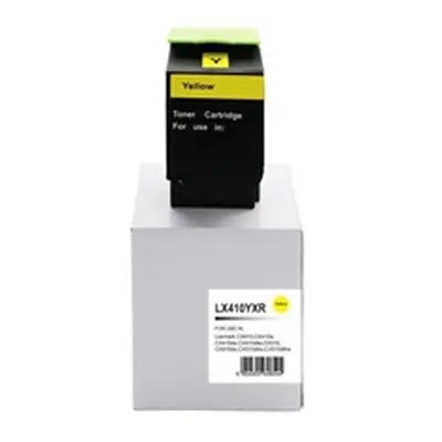 ALPA-CArtridge Reman Lexmark CX410 Hi Yield Yellow Toner - 80C2HY0