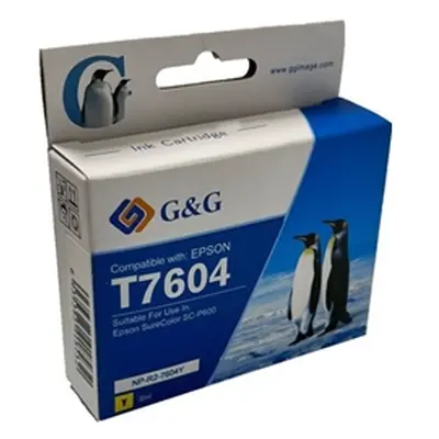 G+G Compatible Epson T7604 Yellow C13T760440 Inkjet