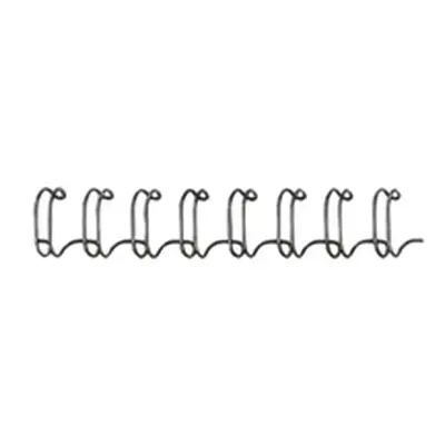 Fellowes 6mm Black Wire Binding Element (100 Pack) 53218