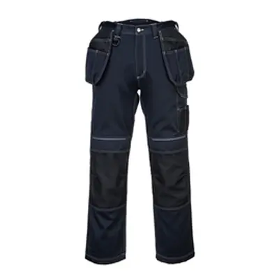 Mens PW3 Holster Work Trousers Navy & Bl