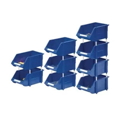 VFM Blue Heavy Duty Storage Bin (12 Pack)