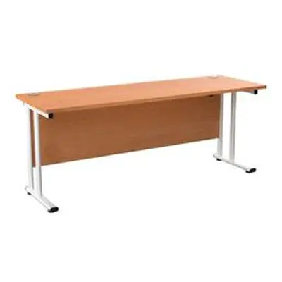 Allegro 1800 X 600 Rectangular Cantilever Workstation Beech/White