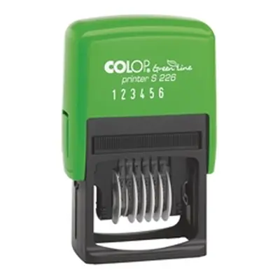 COLOP S226 Green Line Numbering Stamp