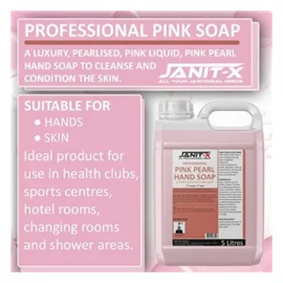 Janit-X Professional Pink Pearlised Soap 5 Litre - PACK (2)