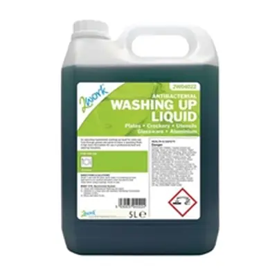 2Work Antibacterial Washing Up Liquid 5 Litre