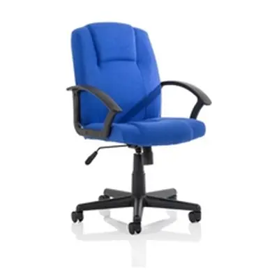 Bella Executive Managers Chair Blue fabric