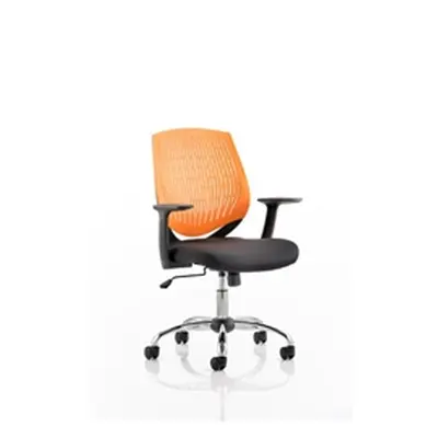 Dura Task Operator Chair Orange With Arms - OP000019