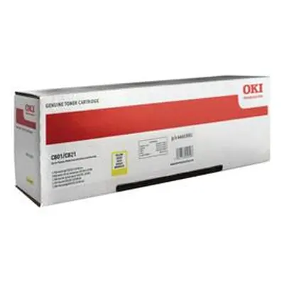 OKI 44643001 (Yield: 7,300 Pages) Yellow Toner Cartridge