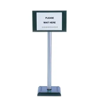 PVC Post 110Cm With A4 Sign Holder