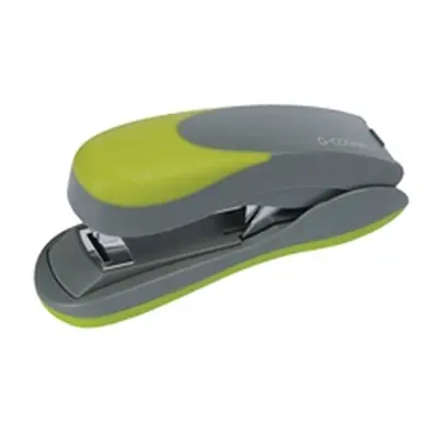 Q-Connect Premium Half Strip Stapler Grey/Green - KF00992