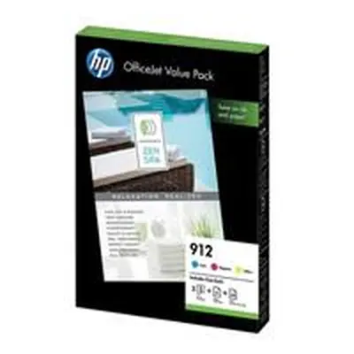 HP 912 CMY Ink and A4 Paper Office Value Pack