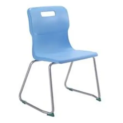 Titan Skid Base Chair Size 5 - 430mm Seat Height - Sky Blue - T25-CB