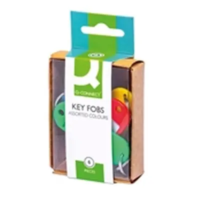 Q-Connect Key Fobs 6 Assorted (10 Pack) KF02036Q