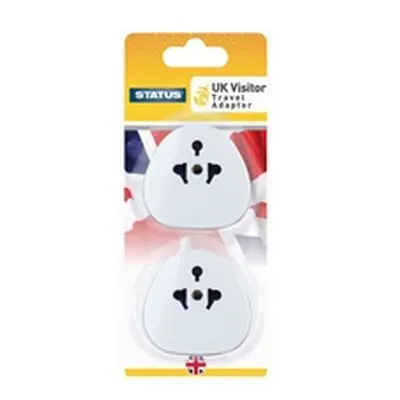 Status UK Travel Adaptor (Pack of 2)