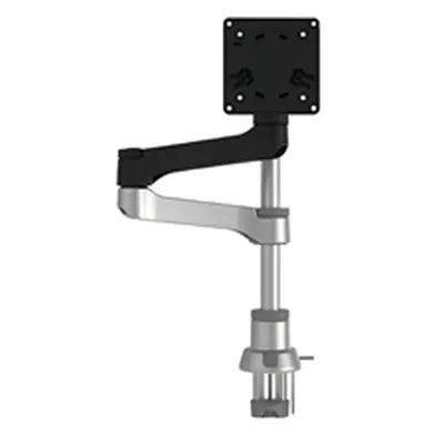 R-Go Zepher 4 C2 Single Monitor Arm Desk Mount Adjustable Black/Silver