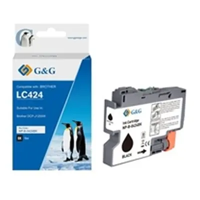 Alpa-Cartridge Compatible Brother LC424BK Black Ink Cartridge