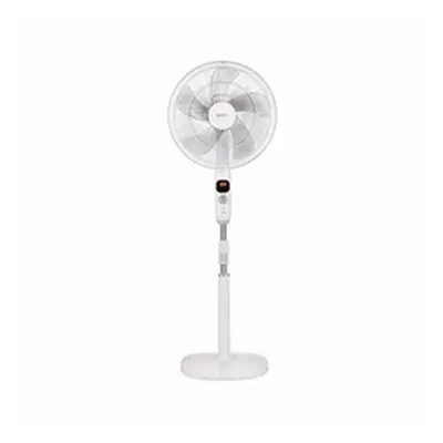 Igenix 16 Inch Digital Pedestal Fan Timer Remote Control White DF1670