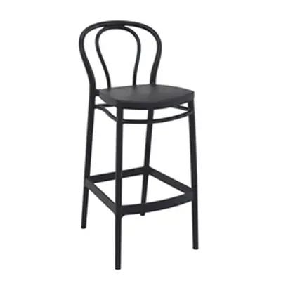 Victor Bar Stool 75 - Black