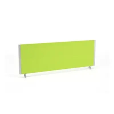 Impulse/Evolve Plus Bench Screen 1200 Bespoke Myrrh Green Silver Frame