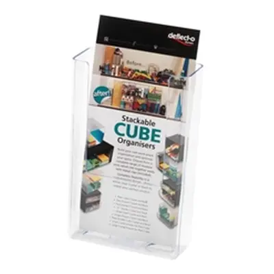 Deflecto DL Clear Flat Back Literature Holder