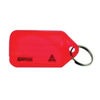 Kevron Plastic Clicktag Key Tag Red (100 Pack) ID5RED100