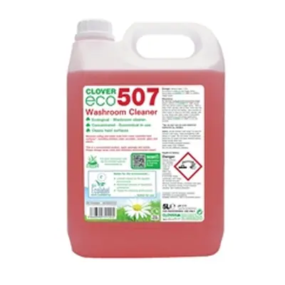 Clover ECO 507 Washroom Cleaner 5 Litre (2 Pack) 507