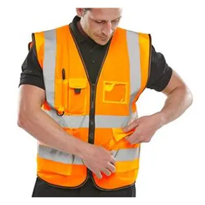 Beeswift Executive High Visibility Waistcoat Orange L