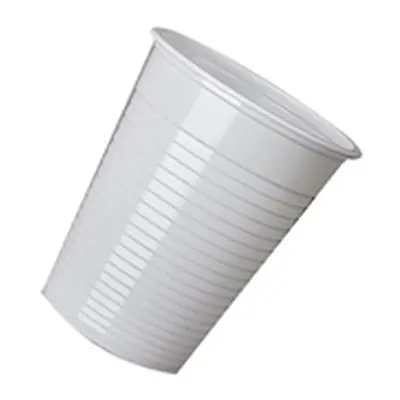 MyCafe Plastic Disposable Cups 7oz White (2000 Pack) DVPPWHCU02000