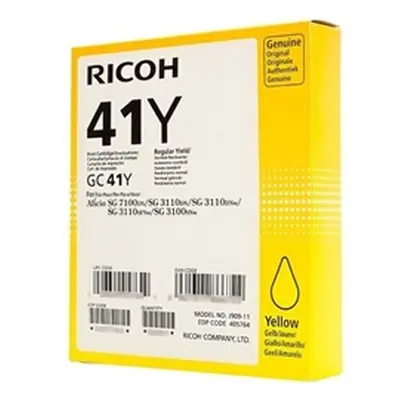 Ricoh SG2100 Yellow Gel Ink Hi Yld GC41Y 405764