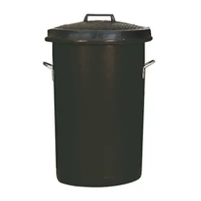 Heavy Duty Coloured Dustbin 85 Litre Black 311961