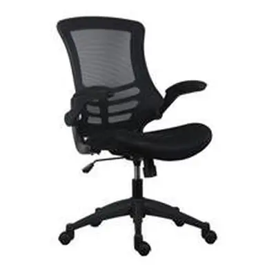 Marlos Mesh Back Office Chair With Folding Arms - Black - CH0790BK