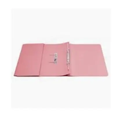 Q-Connect Transfer Pocket File 38mm Capacity Foolscap Pink (Pack 25)