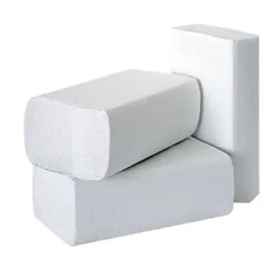 2Work 1-Ply Multi-Fold Hand Towels White 3000 sheets