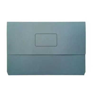 Document Wallet 220gsm Foolscap Blue (Pack of 50) 45913KIN02