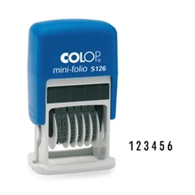 Colop S126 Numberer 4mm Self Inking Stamp 104941