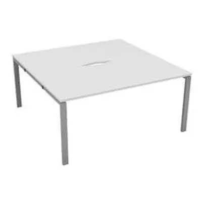 Vivace 2 Person 1600 x 800-White Top Bench Desk-CB1680COWHSV/2P