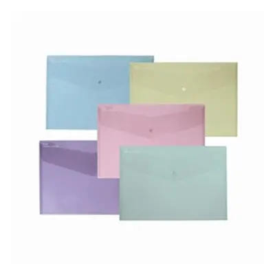 Snopake Reborn Polyfile Foolscap Assorted (Pack of 5) 15914