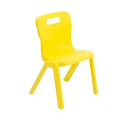 Titan One Piece Chair Size 2 - 310mm Seat Height - Yellow - T2-Y