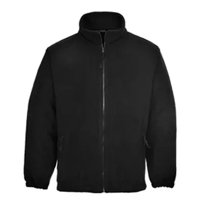 Aran Fleece Jacket (Black) Large