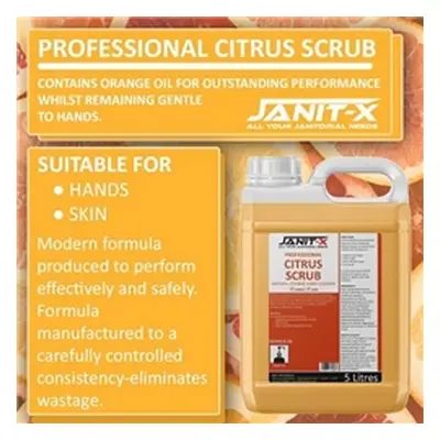 Janit-X Professional Citrus Scrub 5 Litre